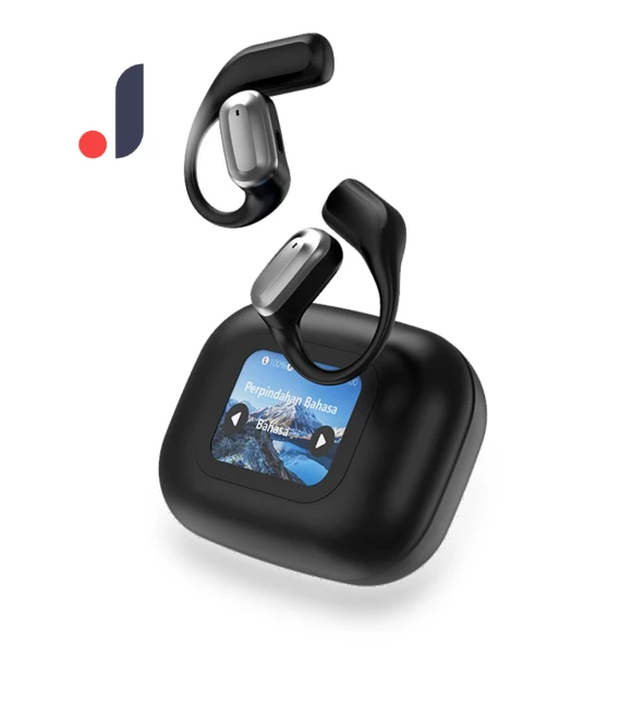 Smart Touch Screen Bluetooth Open-Ear Headphones — Over-Ear Headphones, Luminaire Lighting Mall