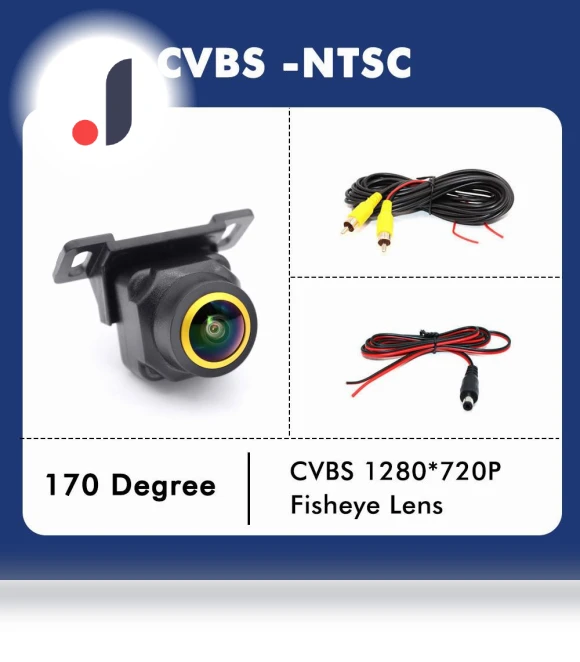 AHD 1080P CCD CVBS 180 degrees Fisheye Lens Car Front/Rear View Camera — Rearview Cameras for Cars, A Auto Parts Mall