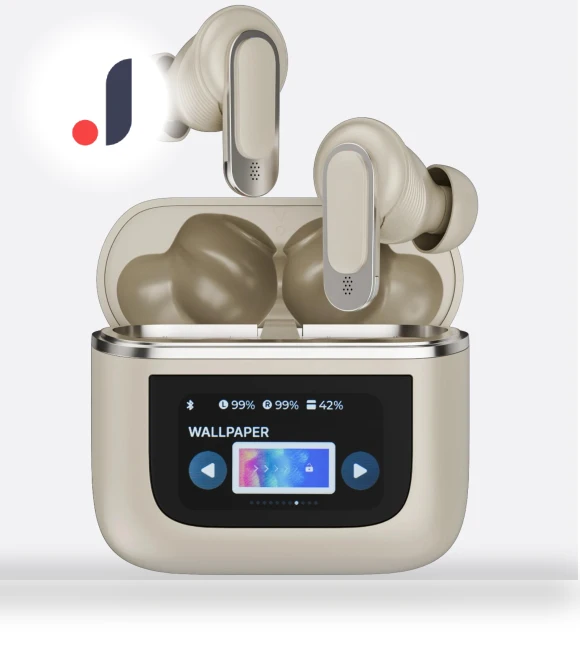 ANC Wireless Headphones with LED Display — In-Ear Headphones, NIYE