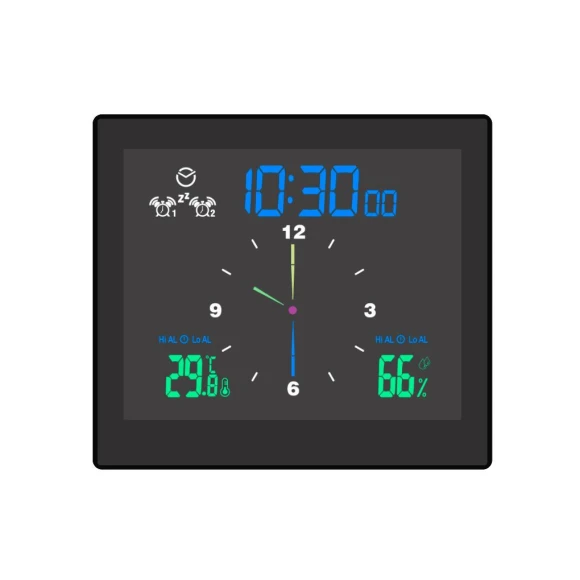 Digital Weather Station with Touch Screen, Cozy Cottage-Relax