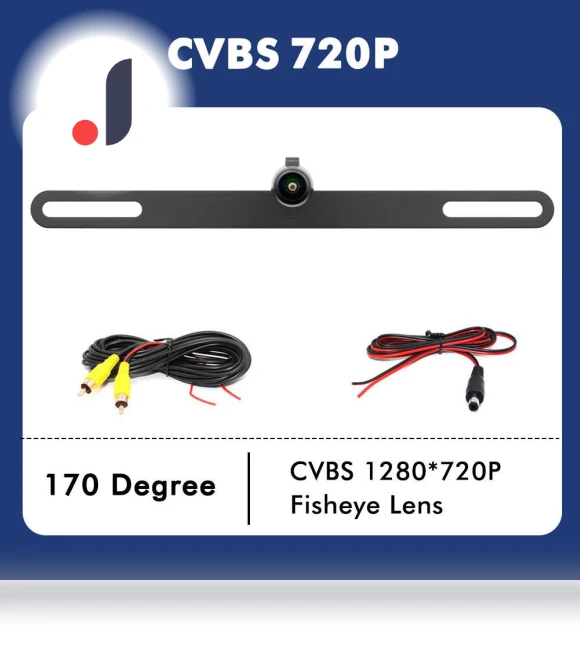 Universal CCD 180 Degree AHD 1080P Waterproof Night Vision Rear View Reversing Camera — Rearview Cameras for Cars, A Auto Parts Mall