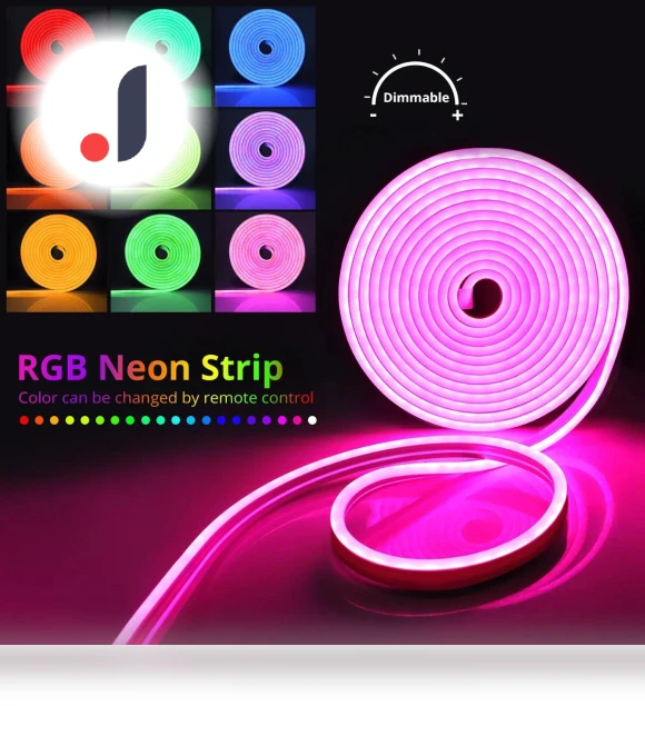 USB RGB Neon LED Strip Light — LED Strips, GYROBALL