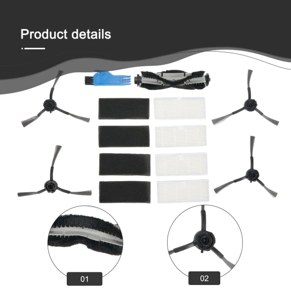 Vacuum Robot Spare Parts and Accessories, Women Clothing with Heart