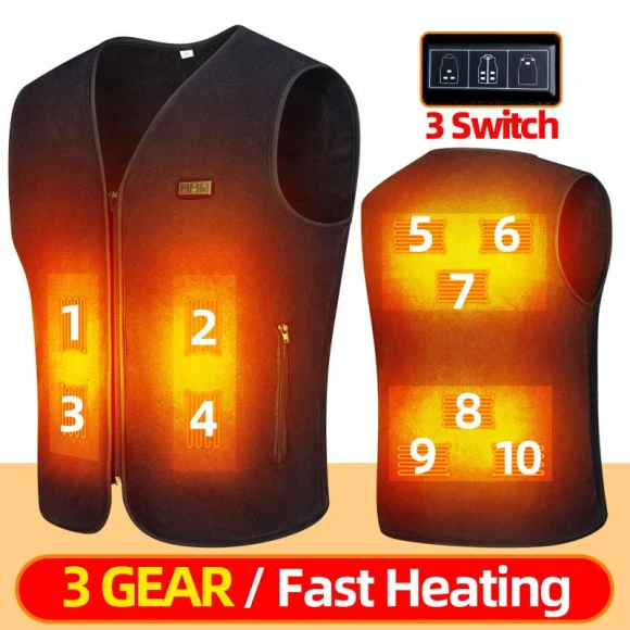 Winter Smart Electric Vest — Heated Vest, One Mores