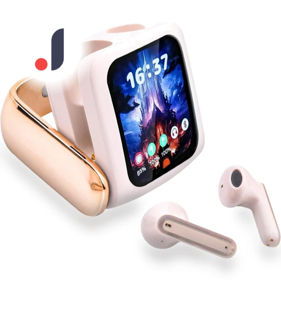 Wireless Earbuds with LCD Display — In-Ear Headphones, Junmaocun