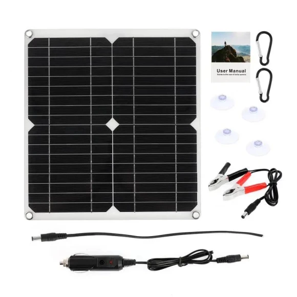 100W Solar Panel Kit, Stone Home