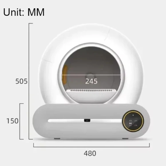 Automatic Cat Litter Box — Self-Cleaning Litter Box, Rainbow Rain
