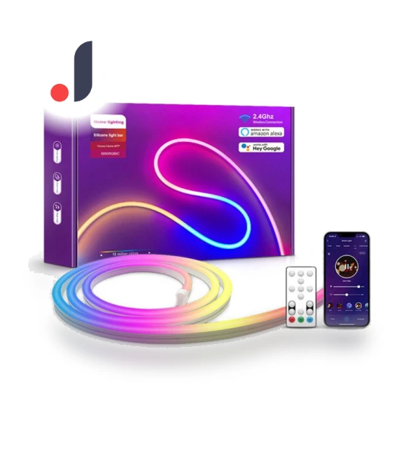Bluetooth Symphony Neon RGB LED Strip — LED Strips, Build My Home