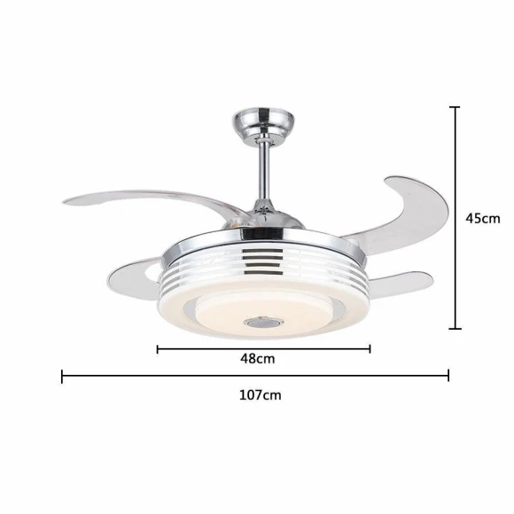 Ceiling Fan with Remote Control — Smart Fan, Stone Home