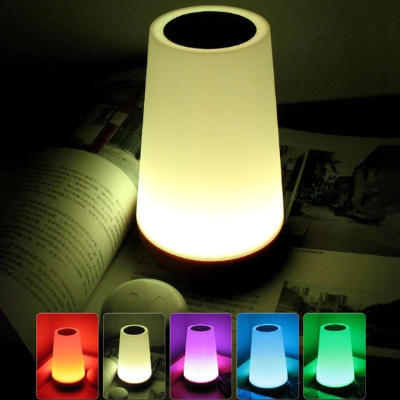 Creative Wooden Touch Remote Control with Colorful Atmosphere, Good Household Items