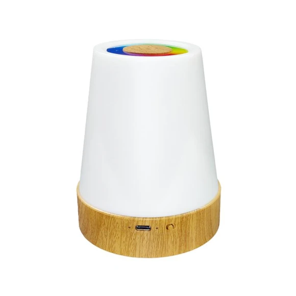 LED Bedside Lamp with Touch Dimming, Rainbow Rain