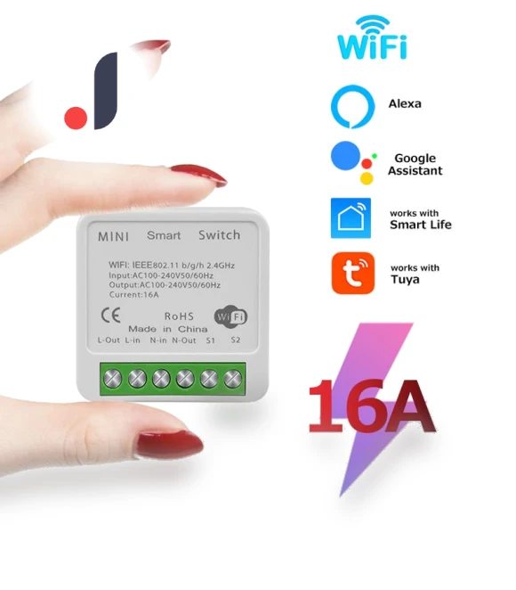 Mini WiFi Smart Switch — Smart Home Hubs & Controllers, Build My Home