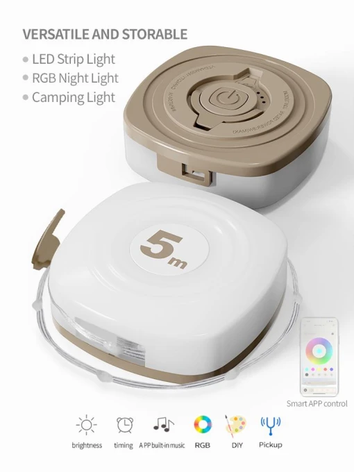 RGB Smart LED Strip — LED Strip Lights, Cozy Cottage-Relax