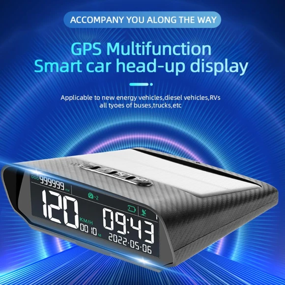 Solar HUD GPS Projection Display — Heads Up Display, JOHO