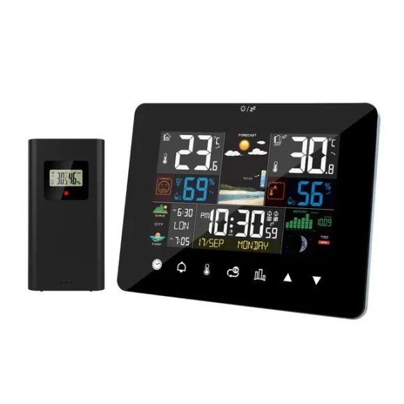 Touchscreen Weather Station with Digital Display, Super Featured