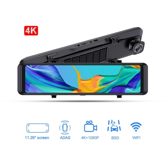 11.26-inch Touchscreen 4K Dual Lens Car Dash Cam, JOHO - CarGear