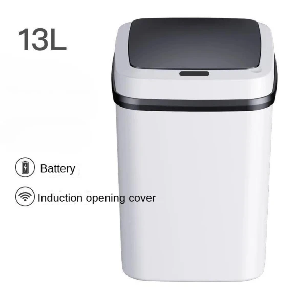 Automatic Touchless Trash Can — Kitchen Cans, Homedepot