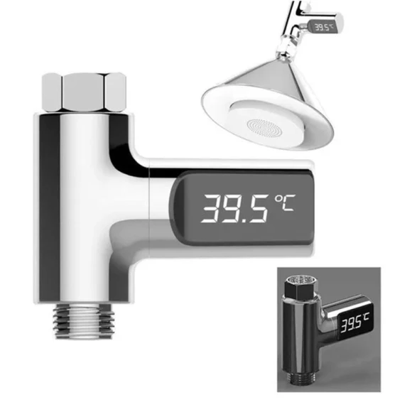 Digital LED Shower Temperature Display, Seahorse Home