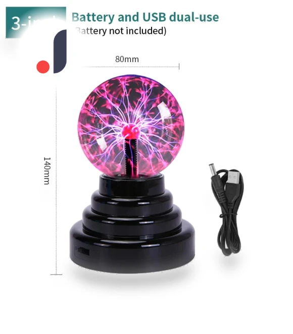 Magic Plasma Ball — Kids' Lamps, Build My Home