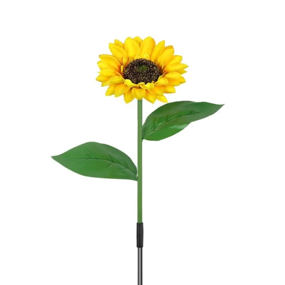 Outdoor Solar Lamp with Sunflowers, Happy Home Mall