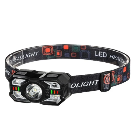 Smart Headlamp with Motion Sensor, LIUXING Fire Portable Lighting