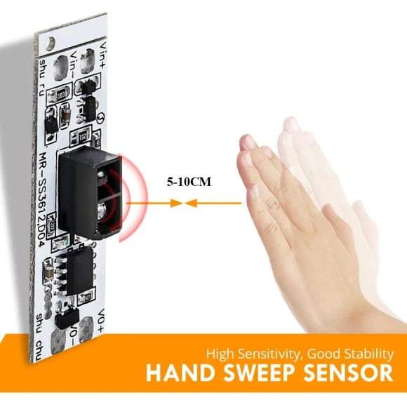 Finger Hand Sweep PIR Motion Sensor Switch Module, Build My Home