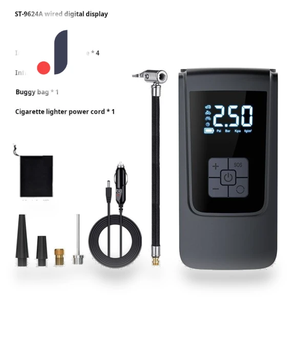 Smart Air Compressor with LED Light — Portable, Timeless Home