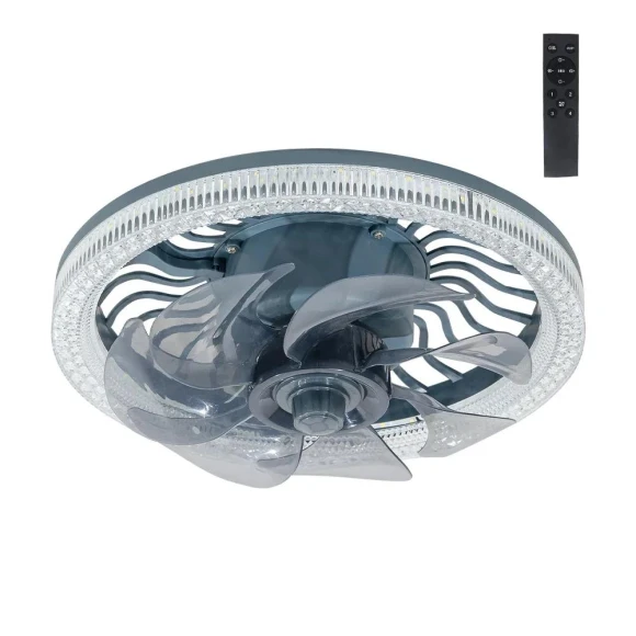 Smart Ceiling Fan with Remote Control and LED Lighting — Smart Fan, Build My Home