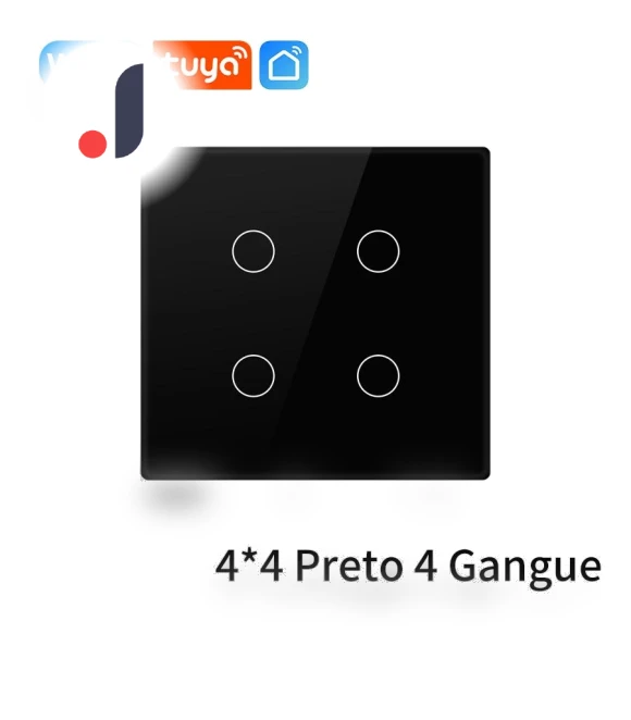 Smart Switch 4x4 Brazil Standard — Smart Home Hubs & Controllers, Lntelligent Living Hall