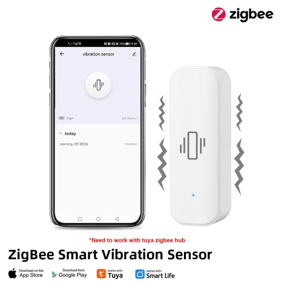 Smart Vibration Sensor, Tuya