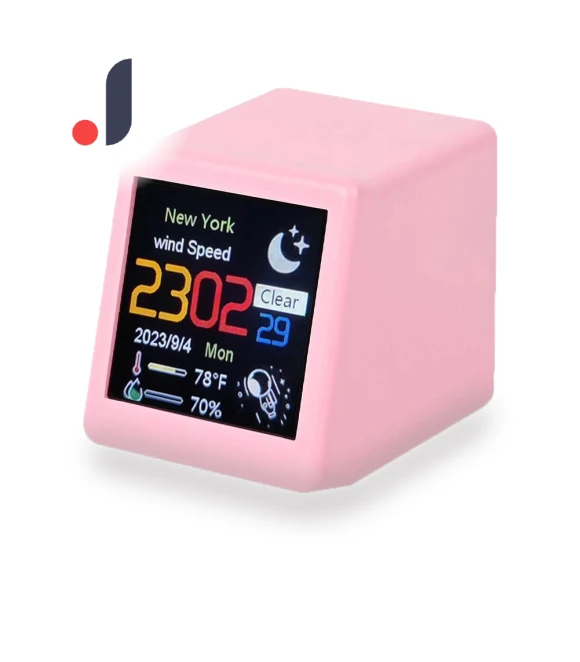 Smart WiFi Weather Station Clock — Weather Monitoring Clocks, Happy Home Mall