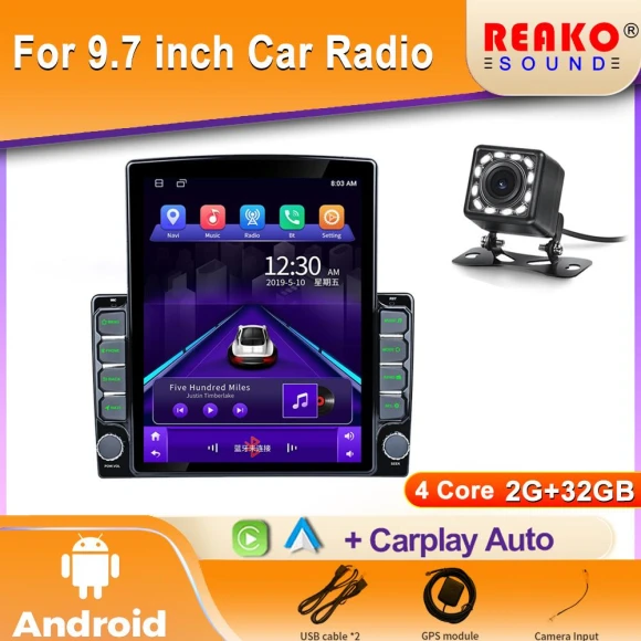 Universal 1 Din Android Touchscreen Multimedia Player, Reakosound
