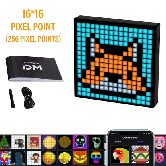 Dynamic Pixel Screen Desktop Decorative Light, Build My Home
