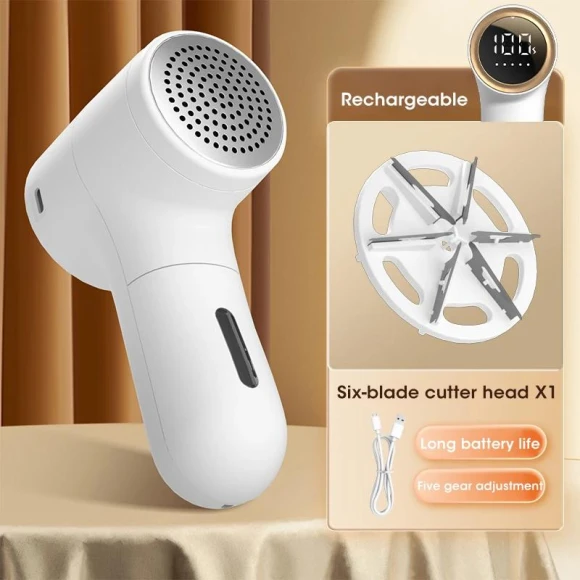 Electric Lint Remover with Suction, Cozy Cottage-Relax