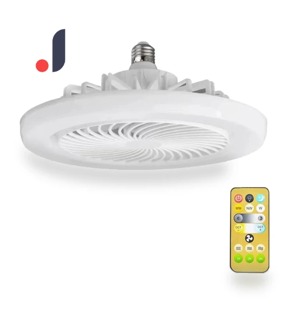 LED Light Fan E27 Converter Base Ceiling Fan — Ceiling Fan Wall Controls, Seahorse Home