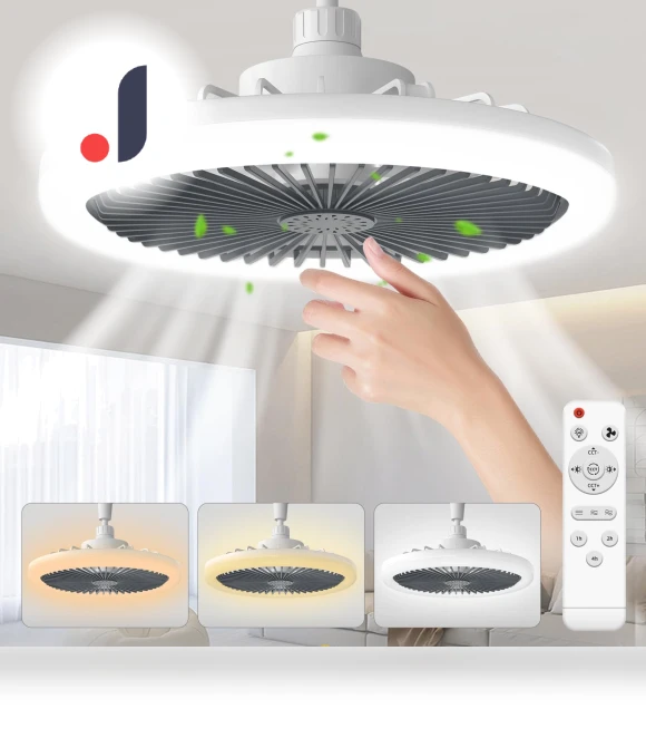 Modern Ceiling Fan with Smart Control — Ceiling Fan Wall Controls, Seahorse Home