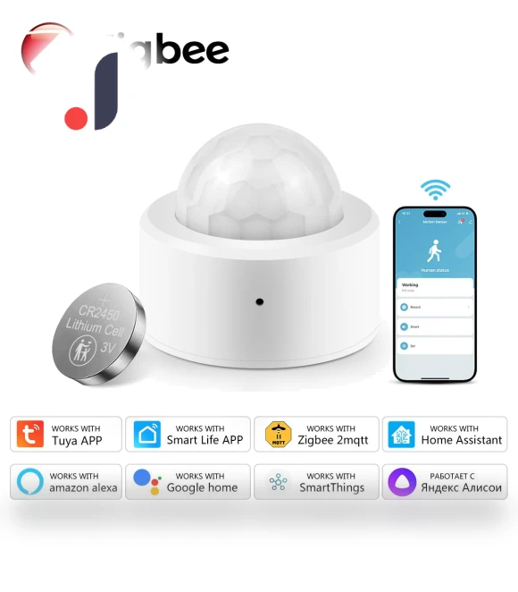 Smart Life Zigbee PIR Human Motion Sensor — Motion Sensors, Tuya