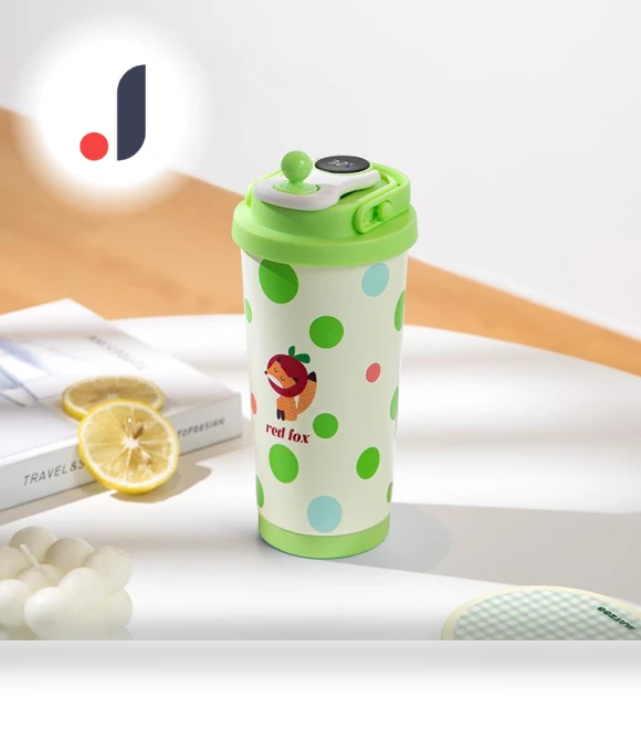 Smart Temperature Display Kids' Thermos Cup — Travel Drinkware, Indoor Furniture