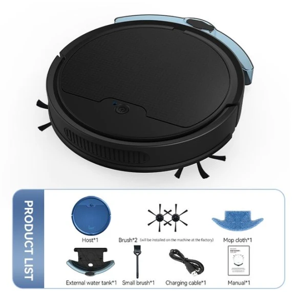 Super Quiet 3-in-1 App Remote Control Smart Sweeping Robot — Robot Vacuum, Super Star Mall