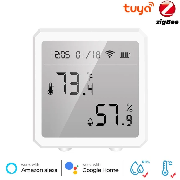 Temperature and Humidity Sensor with LCD Screen, Super Dream Home