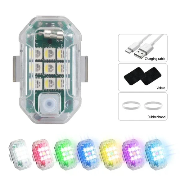 Wireless LED Drone Strobe Light, Rustic Elegance House