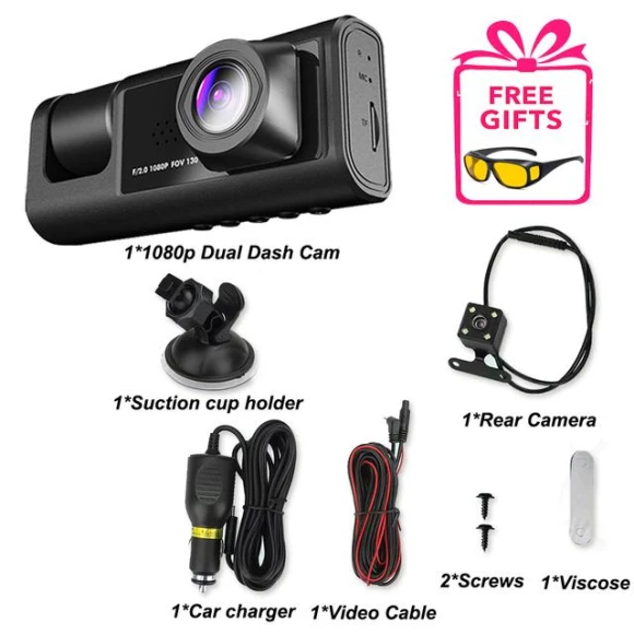 3-channel car DVR — Dash Cam, Auto Accessories Home