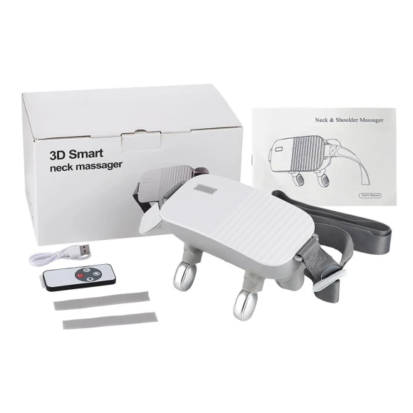 3D Smart Neck Massage with Hot Compress, Cars Auto Home