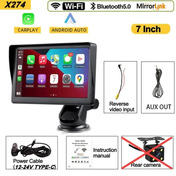 7-inch Universal Multimedia Video Player, Auto Accessories Home