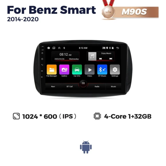 9-inch Android Car Radio System, Auto Launcher