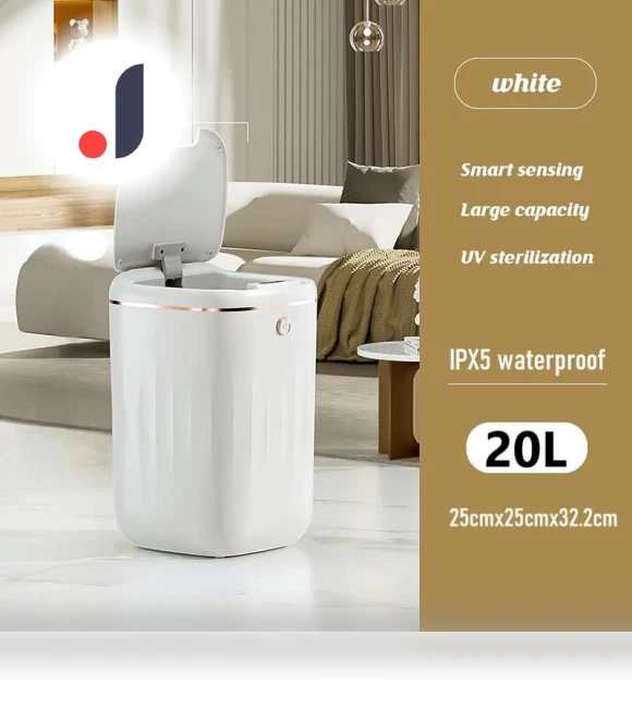 Automatic Trash Can with UV Light — Kitchen Cans, DC-HOME-4