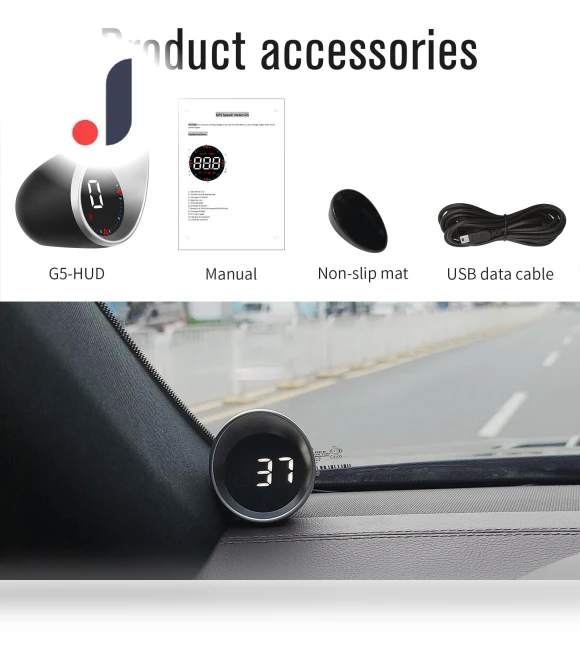 Car Heads-Up Display — Clock, Auto Accessories Home
