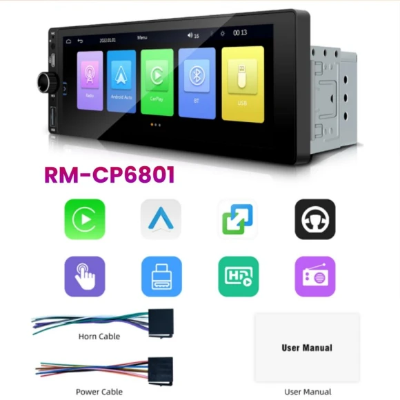 HD Touchscreen Multimedia MP5 Player Car Radio — Car Infotainment System, Auto Accessories Home