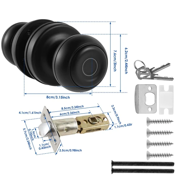 Smart Door Handle with Fingerprint Scanner — Smart Lock, ToyousoniC