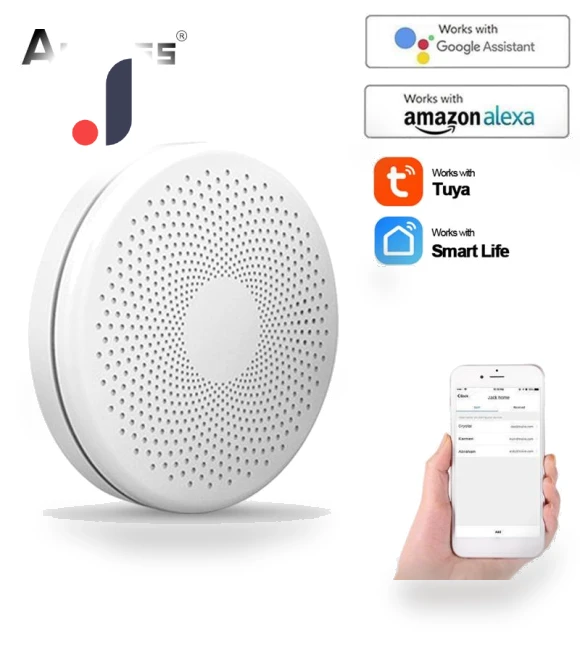 Smart WiFi Smoke and Carbon Monoxide Detector — Smoke & CO Detectors, Tuya
